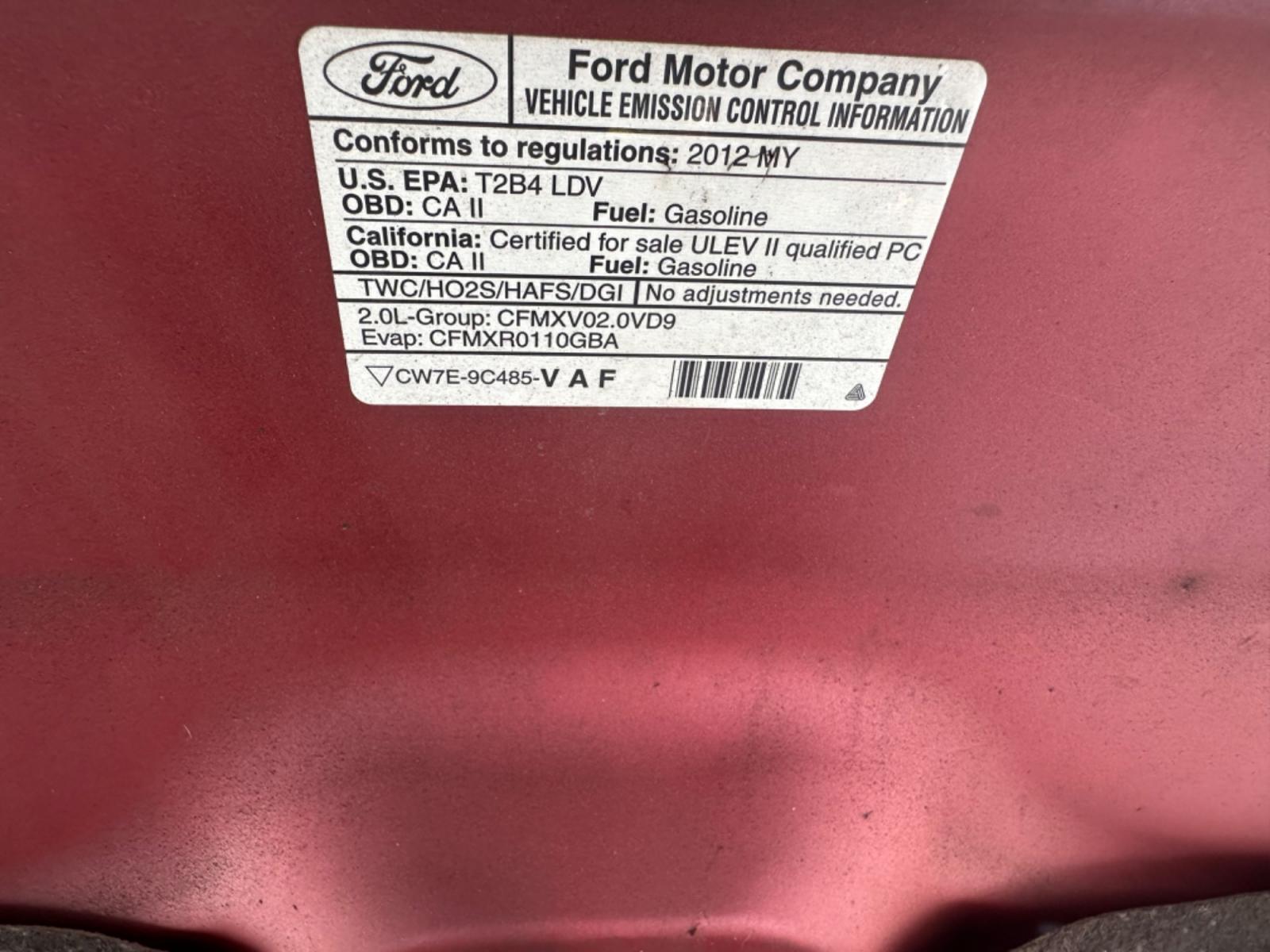 2012 RED /BLACK Ford Focus SE Sedan (1FAHP3F29CL) with an 2.0L L4 DOHC 16V engine, AUTOMATIC transmission, located at 30 S. Berkeley Avenue, Pasadena, CA, 91107, (626) 248-7567, 34.145447, -118.109398 - New Tires! Nice Interior! drives and looks good! Bad credit? We can help! We are the bank. All our cars are thoroughly inspected and reconditioned by our technicians. FREE CARFAX report. Stop by or call to speak with our friendly staff. Whether you have bad credit, no credit, bankruptcy, or reposse - Photo #20